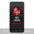 CONTURA II, BED LIGHTS, RED LENS, UPPER INDEPENDENT