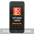 CONTURA II, OFF-ROAD LIGHTS, AMBER LENS, LOWER INDEPENDENT