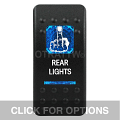 CONTURA II, REAR LIGHTS, BLUE LENS, LOWER INDEPENDENT