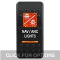CONTURA II, NAV/ANC LIGHTS, AMBER LENS, LOWER INDEPENDENT