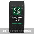 CONTURA II, NAV/ANC LIGHTS, GREEN LENS, LOWER INDEPENDENT
