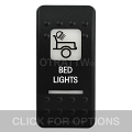 CONTURA II, BED LIGHTS, WHITE LENS, ROCKER ONLY