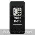 CONTURA II, BACKUP LIGHTS, WHITE LENS, ROCKER ONLY