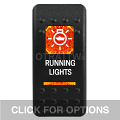 CONTURA II, RUNNING LIGHTS, AMBER LENS, UPPER INDEPENDENT