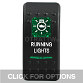 CONTURA II, RUNNING LIGHTS, GREEN LENS, UPPER INDEPENDENT