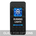CONTURA II, RUNNING LIGHTS, BLUE LENS, LOWER INDEPENDENT