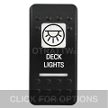 CONTURA II, DECK LIGHTS, WHITE LENS, LOWER INDEPENDENT