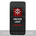 CONTURA II, ANCHOR LIGHT, RED LENS, LOWER INDEPENDENT