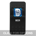 CONTURA II, BEER, BLUE SINGLE LENS, SINGLE UPPER DEPENDENT