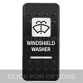 CONTURA II, WINDSHIELD WASHER, WHITE LENS, ROCKER ONLY
