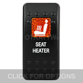 CONTURA II, SEAT HEATER, AMBER SINGLE LENS, SINGLE UPPER DEPENDENT
