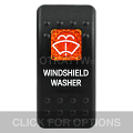 CONTURA II, WINDSHIELD WASHER, AMBER SINGLE LENS, SINGLE UPPER DEPENDENT