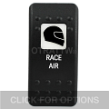 CONTURA II, RACE AIR, WHITE SINGLE LENS, SINGLE UPPER DEPENDENT