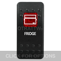 CONTURA II, FRIDGE, RED SINGLE LENS, SINGLE UPPER DEPENDENT