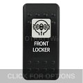 CONTURA II, FRONT LOCKER, WHITE SINGLE LENS, SINGLE UPPER DEPENDENT