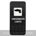 CONTURA II, UNDERWATER LIGHTS, WHITE SINGLE LENS, SINGLE UPPER DEPENDENT