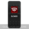 CONTURA II, BLOWER, RED SINGLE LENS, SINGLE UPPER DEPENDENT
