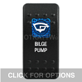 CONTURA II, BILGE PUMP, BLUE SINGLE LENS, SINGLE UPPER DEPENDENT