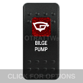 CONTURA II, BILGE PUMP, RED SINGLE LENS, SINGLE UPPER DEPENDENT CONTURA II, BILGE PUMP, RED SINGLE LENS, SINGLE UPPER DEPENDENT