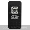 CONTURA II, LIVE WELL AERATOR, WHITE SINGLE LENS, SINGLE UPPER DEPENDENT
