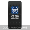 CONTURA II, LIVE WELL AERATOR, BLUE SINGLE LENS, SINGLE UPPER DEPENDENT