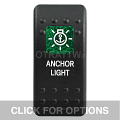 CONTURA II, ANCHOR LIGHT, GREEN SINGLE LENS, SINGLE UPPER DEPENDENT