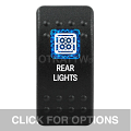 CONTURA II, REAR LIGHTS, BLUE SINGLE LENS, SINGLE UPPER DEPENDENT