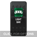 CONTURA II, LIGHT BAR, GREEN SINGLE LENS, SINGLE UPPER DEPENDENT