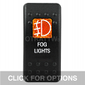 CONTURA II, FOG LIGHTS, AMBER SINGLE LENS, SINGLE UPPER DEPENDENT