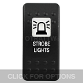 CONTURA II, STROBE LIGHTS, WHITE SINGLE LENS, SINGLE UPPER DEPENDENT