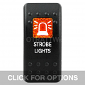 CONTURA II, STROBE LIGHTS, AMBER SINGLE LENS, SINGLE UPPER DEPENDENT