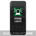 CONTURA II, STROBE LIGHTS, GREEN SINGLE LENS, SINGLE UPPER DEPENDENT