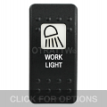CONTURA II, WORK LIGHT, WHITE SINGLE LENS, SINGLE UPPER DEPENDENT