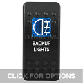 CONTURA II, BACKUP LIGHTS, BLUE SINGLE LENS, SINGLE UPPER DEPENDENT