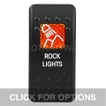CONTURA II, ROCK LIGHTS, AMBER SINGLE LENS, SINGLE UPPER DEPENDENT