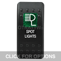 CONTURA II, SPOT LIGHTS, GREEN SINGLE LENS, SINGLE UPPER DEPENDENT