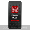 CONTURA II, STEALTH MODE, RED LENS, UPPER INDEPENDENT