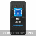 CONTURA II, TAIL LIGHTS, BLUE LENS, LOWER INDEPENDENT