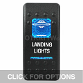 CONTURA II, LANDING LIGHTS, BLUE LENS, UPPER INDEPENDENT