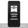 CONTURA II, LANDING LIGHTS, WHITE LENS, ROCKER ONLY