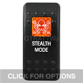 CONTURA II, STEALTH MODE, AMBER SINGLE LENS, SINGLE UPPER DEPENDENT