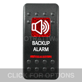 CONTURA II, BACKUP ALARM, RED LENS, LOWER INDEPENDENT
