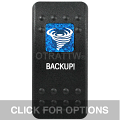 CONTURA II, BACKUP!, BLUE SINGLE LENS, SINGLE UPPER DEPENDENT