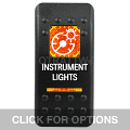 CONTURA II, INSTRUMENT LIGHTS, AMBER LENS, LOWER INDEPENDENT