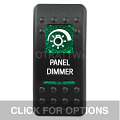 CONTURA II, PANEL DIMMER, GREEN LENS, LOWER INDEPENDENT