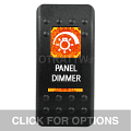 CONTURA II, PANEL DIMMER, AMBER LENS, UPPER INDEPENDENT