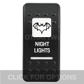 CONTURA II, NIGHT LIGHTS, WHITE LENS, ROCKER ONLY