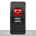 CONTURA II, NIGHT LIGHTS, RED SINGLE LENS, SINGLE UPPER DEPENDENT