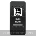CONTURA II, DUST LIGHT, WHITE LENS, ROCKER ONLY