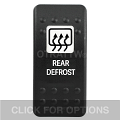 CONTURA II, REAR DEFROST, WHITE SINGLE LENS, SINGLE UPPER DEPENDENT